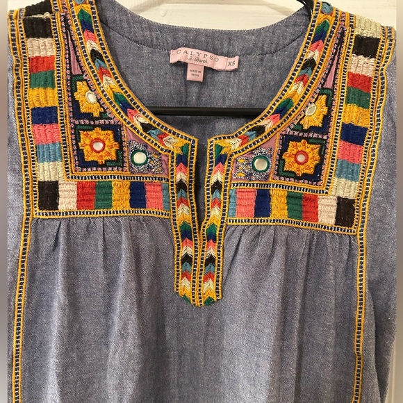 Calypso St Barth Embroidered Dress - Picture 2 of 6